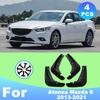 For Atenza Mazda 6 2013- Automotive Tire Mudguard Waterproof Prevent Mud Splashing Car Mud Flap Fender Trim 4pcs Accessories