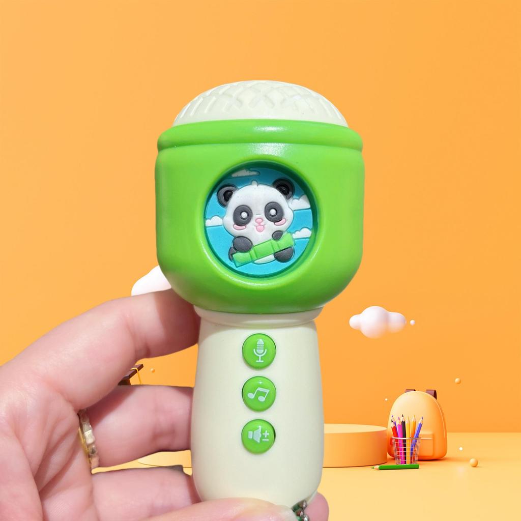 Children's Karaoke Microphone Keychain - Fun Singing & Recording Toy Ornament