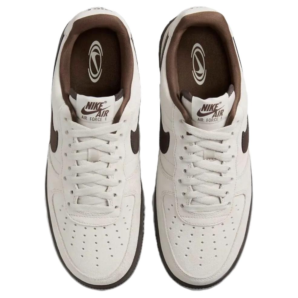 Nike Air Force 1 07 Low "Light Orewood Brown/Baroque Brown" Bequeme Vielseitige Rutschfeste Langlebige Low-Top Sneaker Damen Sneaker Grau HQ3485-104