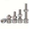 600-piece Stainless Steel Hex Bolt and Nut Kit, M3 M4 M5 M6 for Industrial Equipment and Home Maintenance.