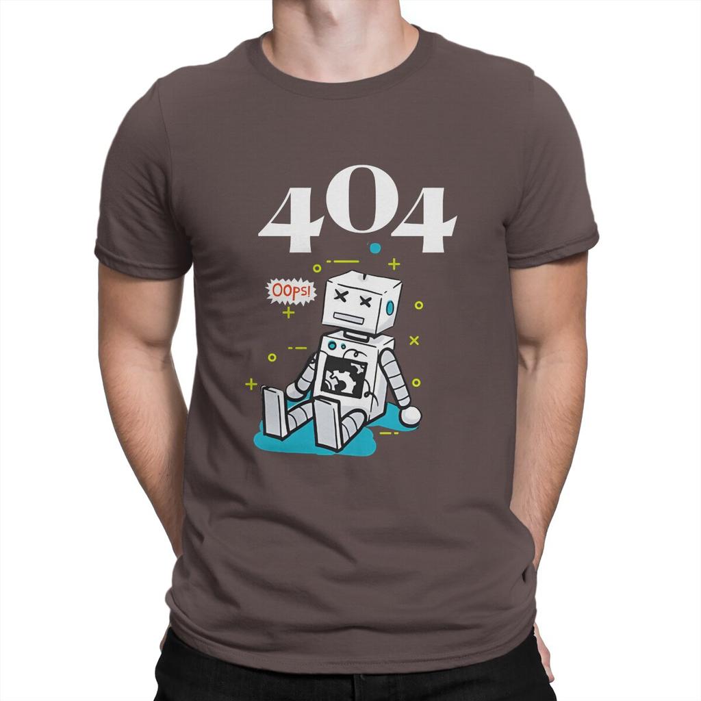 Error 404 Newest TShirt For Men Error 404 Sign Round Neck Pure Cotton T Shirt Personalize Birthday Gifts OutdoorWear