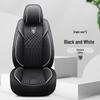 Universal Leather Car Seat Cover & Cushion for All Seasons - Winter Model