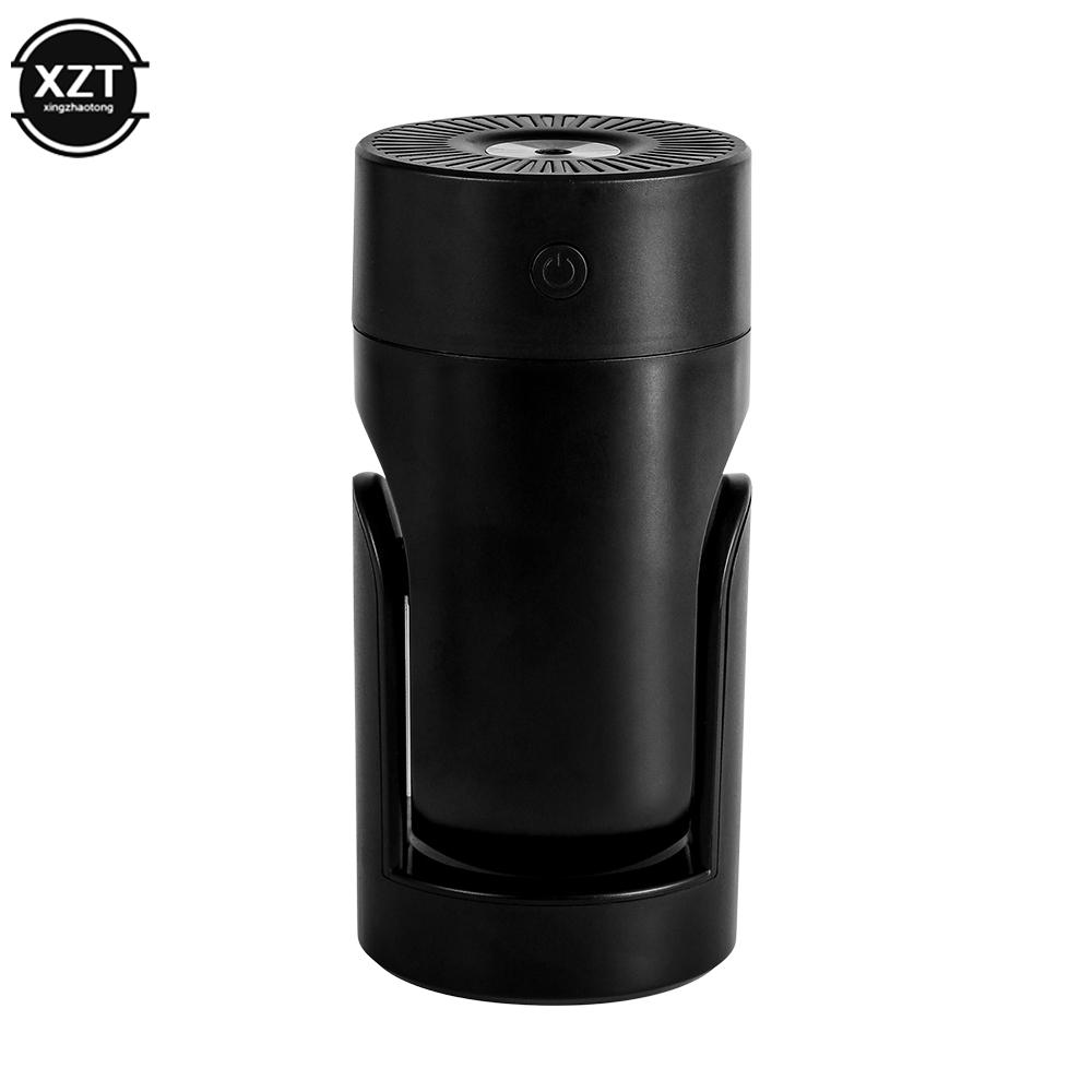 

Мини-увлажнитель с функцией покачивания головы, цветная ночная подсветка, для автомобиля и дома, диффузор для ароматерапии, снимает усталость, для дома, офиса, йоги, спортзала чёрный