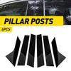 Glossy Car 6X Post Black Window Door For Pillar Elantra Trim Hyundai -