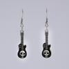 Halloween Skull Guitar Earrings