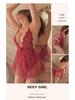 Yiyue Lace Temptation Open Crotch Jumpsuit Lingerie - Style 8432.