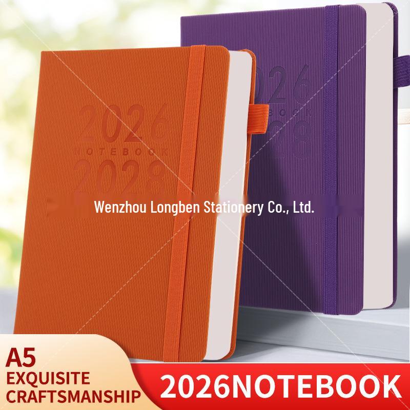 2026-2028 English Agenda Planner: Thickened Weekly & Monthly Calendar Book