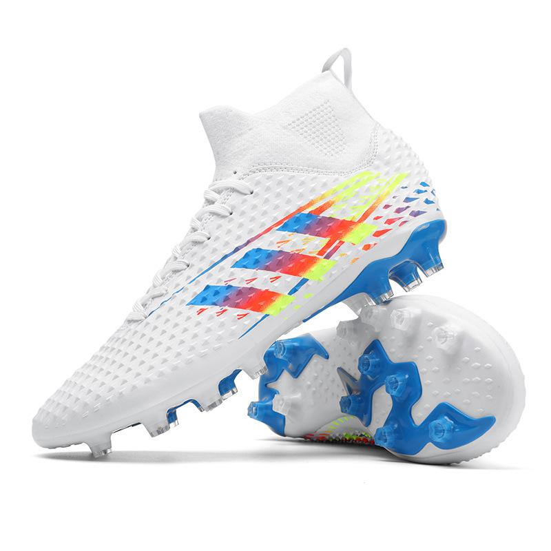 High-top breathable football wear-resistant and non-slip lawn football shoes