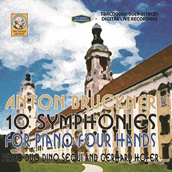 Bruckner 10 Symphonies For Piano Four Hands Sequi Hofer 10CD NEW from Japan