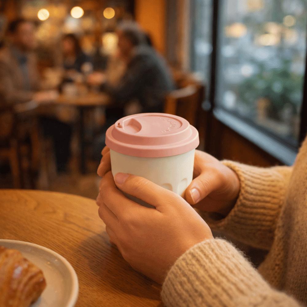 with Lid Pocket Coffee Cup Leak Proof Portable Insulated Mug Beverages Cup Travel Mug Travel