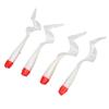 4PCS Durable 11cm 13g Fishing Lure Fan-Shaped PVC Fishing Bait Curl Tail Soft Bass Lure Freshwater Fishing