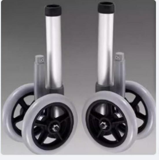 

Складной ходунок из нержавеющей стали с колесами для реабилитации и поддержки мобильности пожилых людей