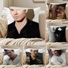 L-Lewis Tan Movie Star Peripheral Cushion Cover Pillowcase Anti-Dustmite Living Room Sofa Decor Cushion Room