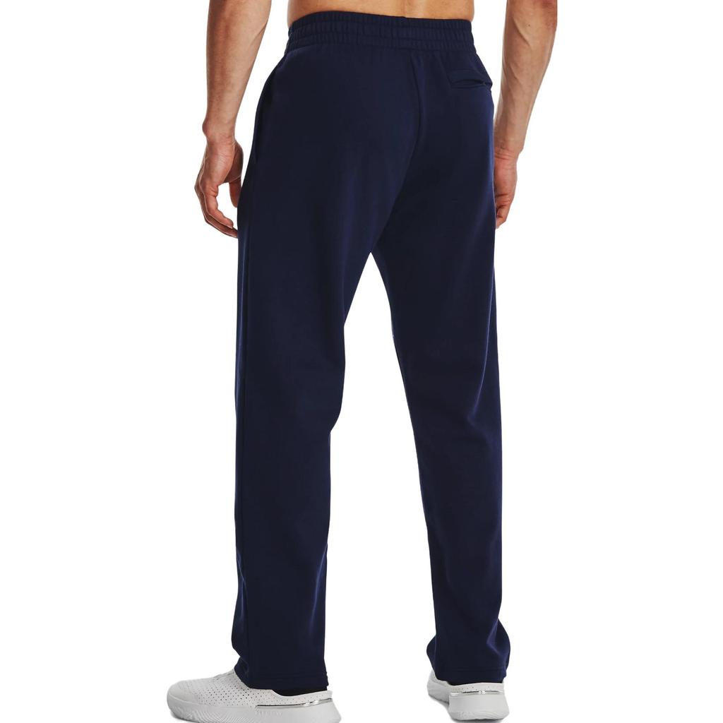 Under Armour Solid Logo Elastic Casual Pants Men Bottoms Blue 1379770-410