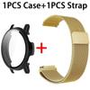 Strap + Case Cover for Garmin Active 5 / Vivoactive 5 Stainless Steel Band for Garmin Active5 Wristband Protective Shell