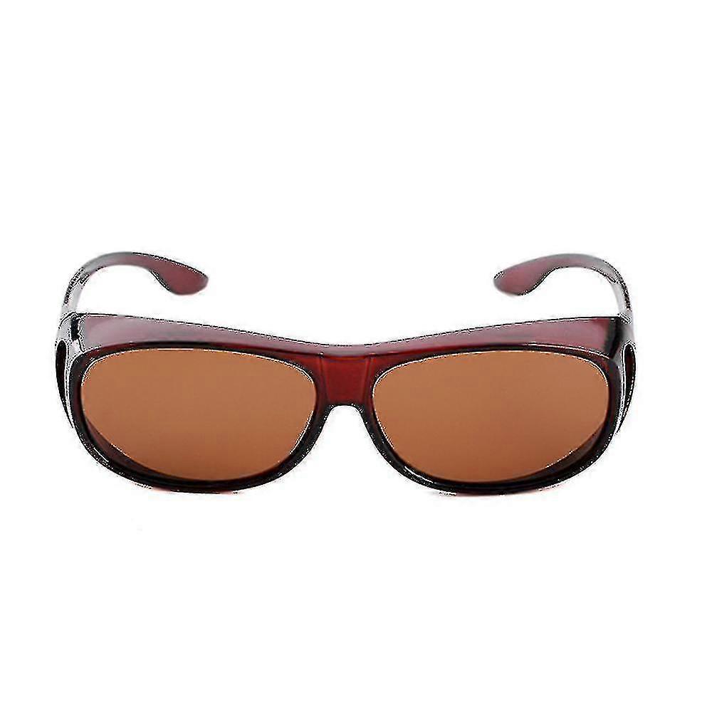 2024 Chdz Day/night Driving Glasses Wraparound Sunglasses, Men,women-anti Glare