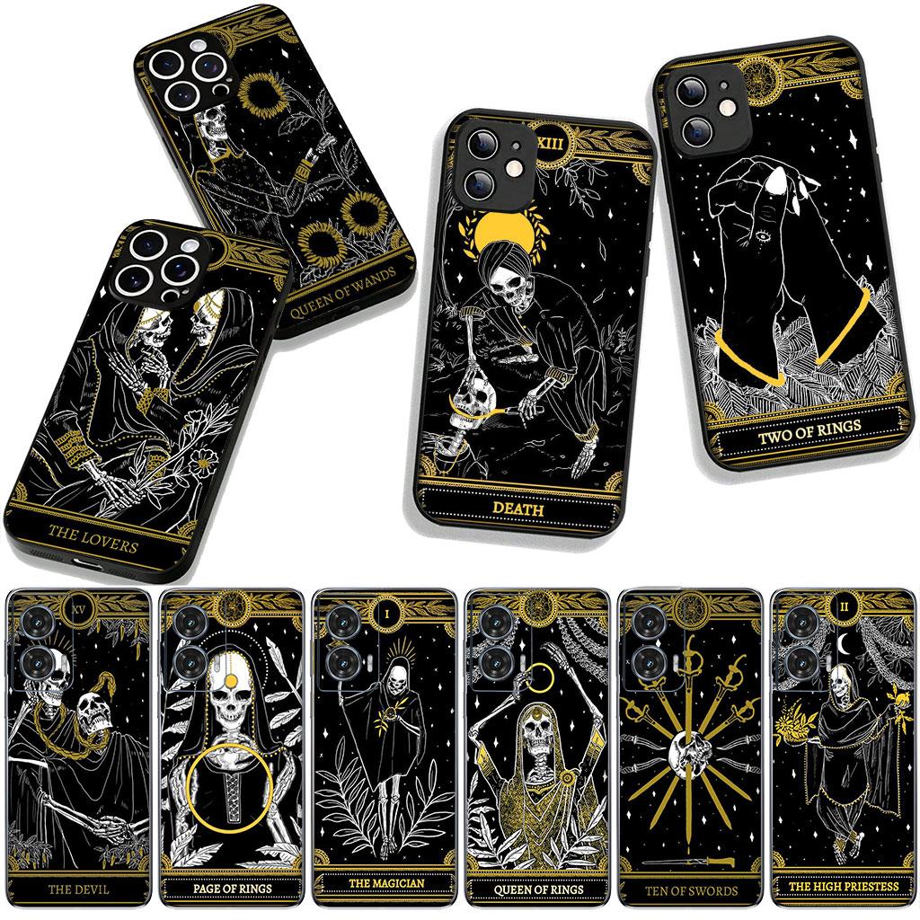 Tarot card fate divination Phone Cover Case for OPPO A54 A40 A60 A80 A18 A16 A17 A38 A78 A79 A57 A55 A96 A15 A12 Casing