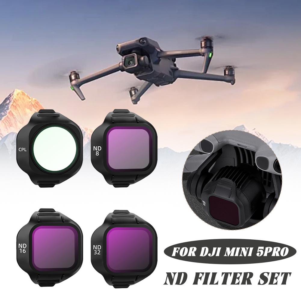 Objektivfilter für DJI Mini 5 Pro Drohne UV CPL ND8/ND16/ND32 Filterset Optisches Glasobjektiv Drohnenfotografie Zubehör