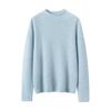 Women's 100% Pure Cashmere Half-High Neck Knitwear: Autumn/Winter Pullover Sweater in Gentle Style