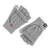 Unisex Japanese Style Knitted Fingerless Winter Gloves - Thick Warm Design