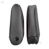 Black Leather+Red Front Seat Armrest Handle Cover For 03-09 Lexus RX 300 330 350