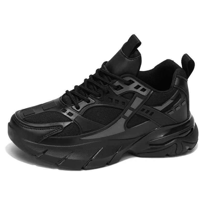 Autumn new thick-soled mesh breathable dad shoes large size casual sports shoes low-top