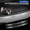 Car Rear Bumper Trunk Load Edge Protector Guard Trim Transparent Sticker For TYPER Civic XR-V HR-V Accord Odyssey CRV Fit