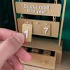 Hanging Book Counter with 30 Number Tags Counting Tool for Shelf Storage Organization Compact Size for Home Office Library Use