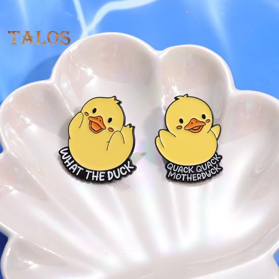 Cartoon Duckling Badge Animal Jewelry Alloy Brooch Hat Scarf Bag Lapel Decoration Pin Birthday Graduation Christmas Gift