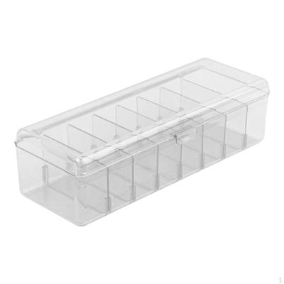 Card Deck Box Acrylic Storage Durable Container Dice Organizer Sport Cards Holder Cases