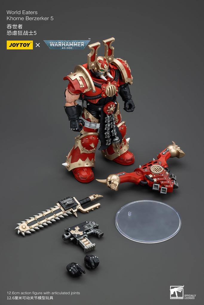 JOYTOY Warhammer World Eater Khorne Berzerker 5 Scale Action Figure 40,000 1/18 (Assembled)