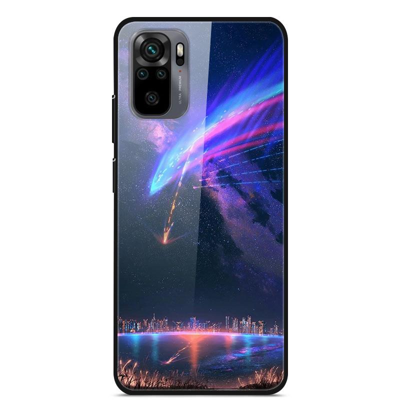 Tempered Glass Case For Xiaomi Redmi Note10 Pro Case Glass Back Cover For Xiaomi Redmi Note 10 10Pro Max Case Note10 5G Shell