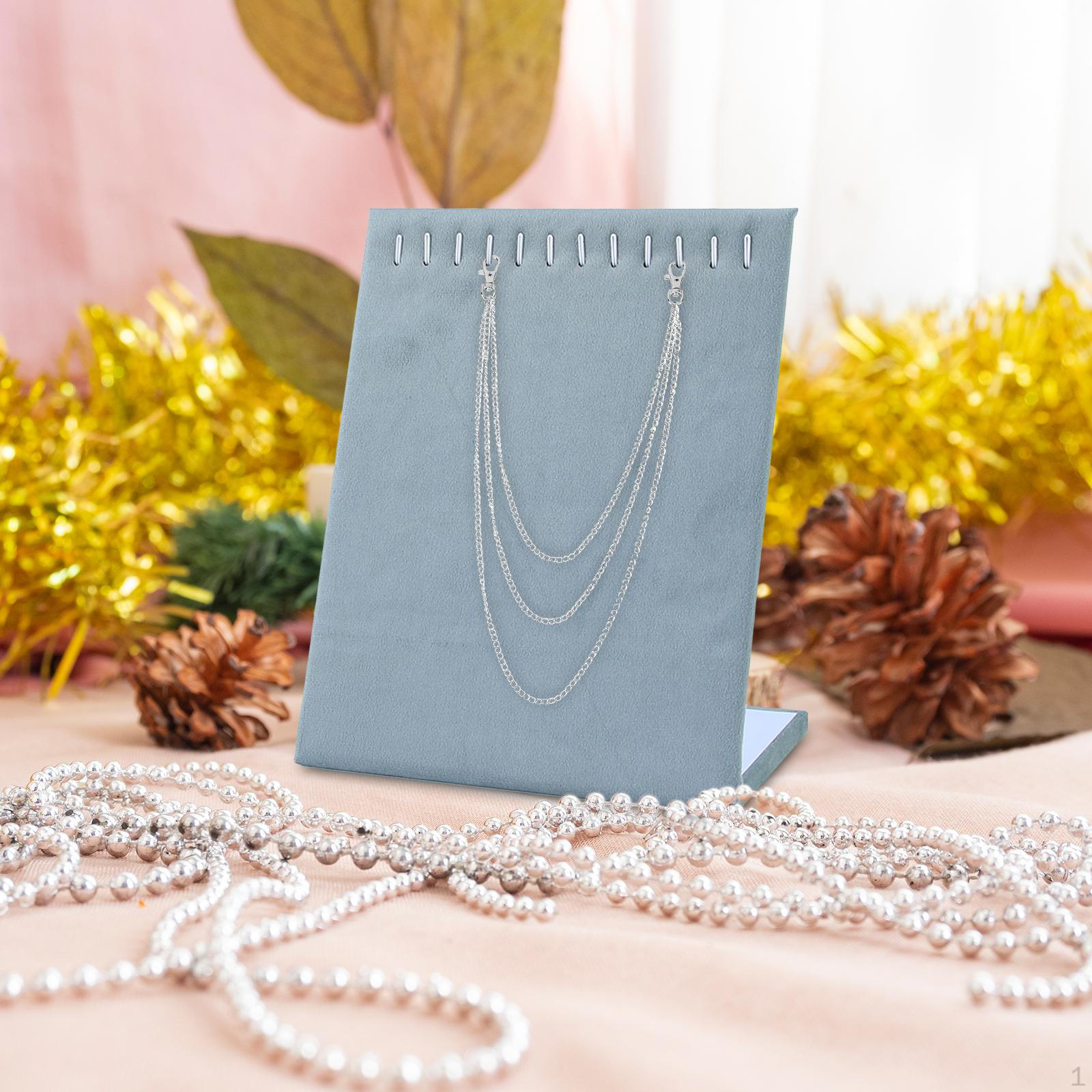 

Держатель для ожерелья, подставка для ювелирных изделий для женщин и девочек, стабильная современная доска серый