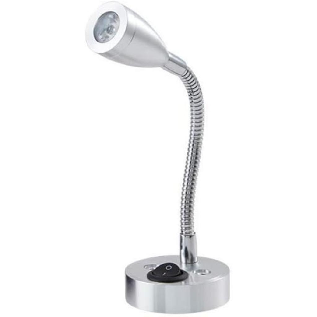 2PCS RV Interior Lighting LED Wall Mounted Reading Lights Flexible Gooseneck Bedside Wall Lamp for Caravan Camper Trailer Dorm, 12V, 3W, 6000K