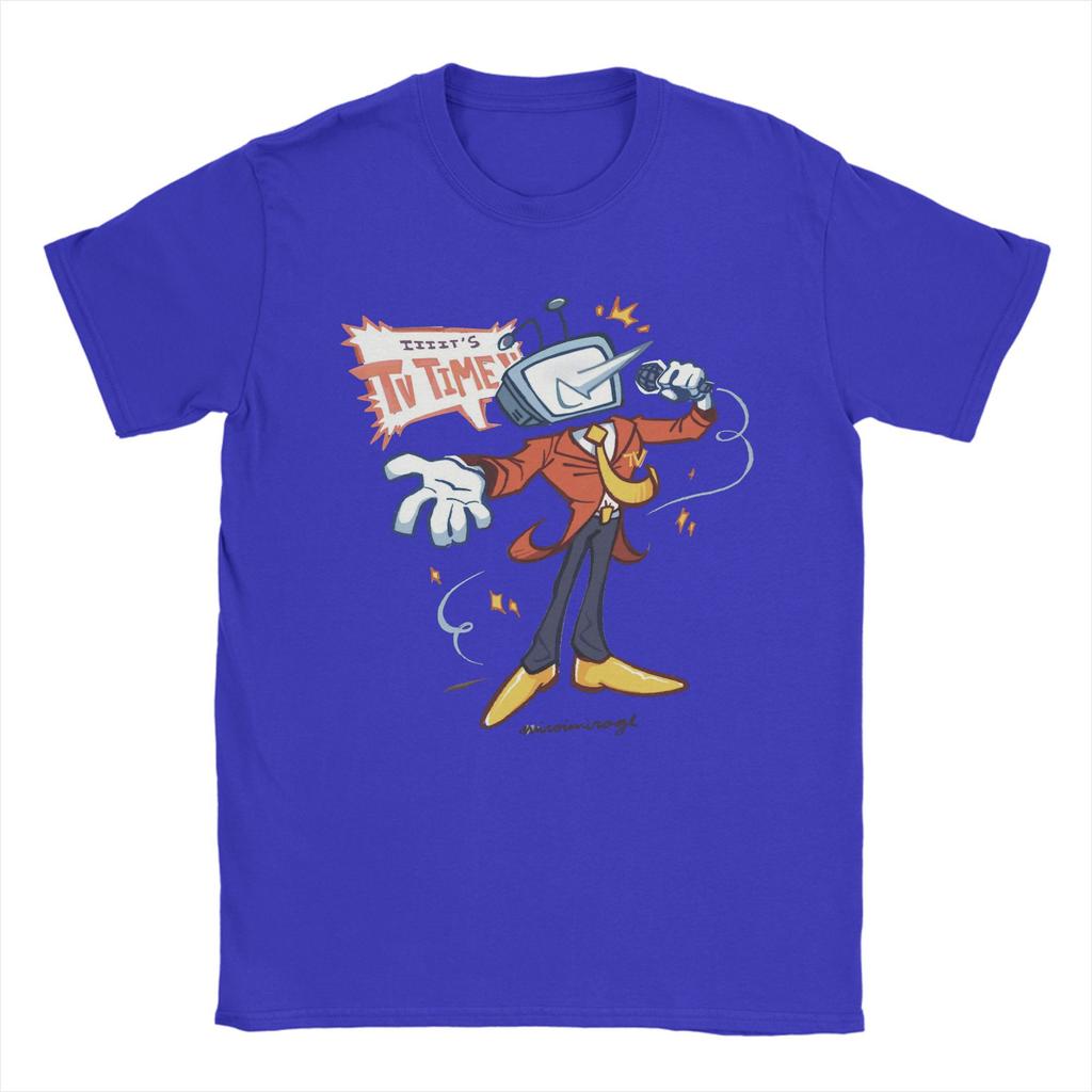 Vintage It';s TV Time!! Mr Tenna Deltarune T-Shirts Men Round Neck 100% Cotton T Shirt Short Sleeve Tees New Arrival Clothes