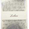 unused Leilian Dot Pattern See through socks 23-9.4" gray Sheer socks Women Used