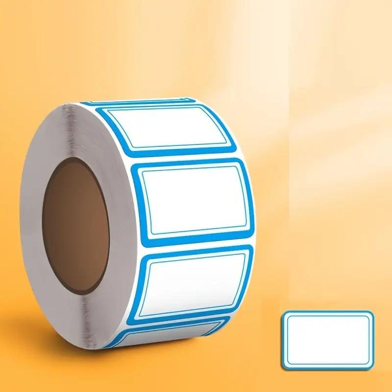 

500pcs Residue-Free Freezer Labels, Waterproof & Oil-Resistant, Reusable for Food Containers & Pantry синий