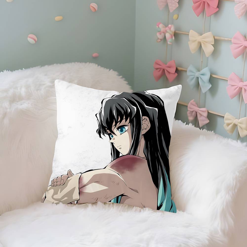 

TTokitous MMuichirous Case Plush Fabric Soft Pillowcase Double Sided Print Cushion Cover Household Gifts 40x40CM(16x16in)