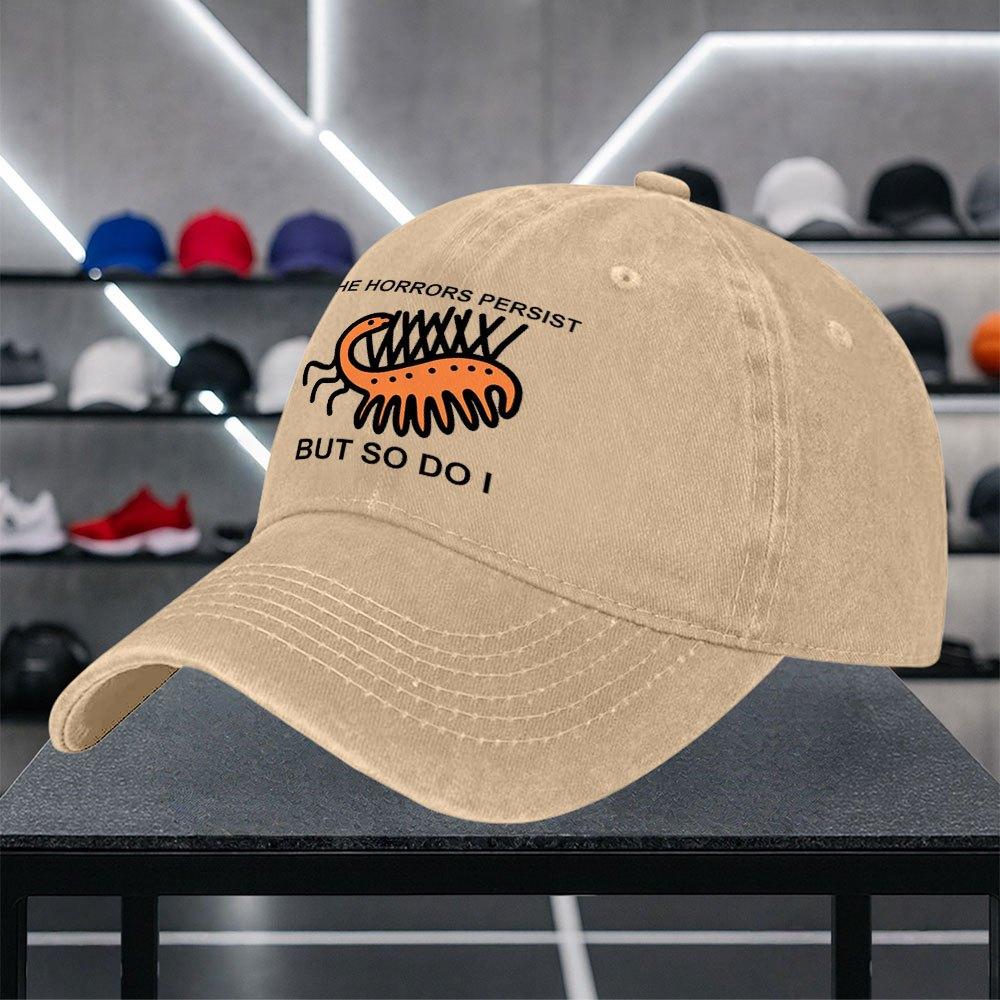 1 Retro Monster Print Baseball Cap Suitable For Casual Gaming Themed Parties Lightweight Adjustable Unisex Hat With Bug Ico