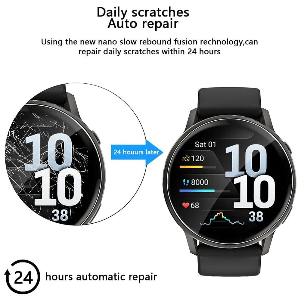 3Pcs For Garmin Venu 4 45mm TPU Watch Screen Protector Anti Scratch HD Clear Hydrogel Film