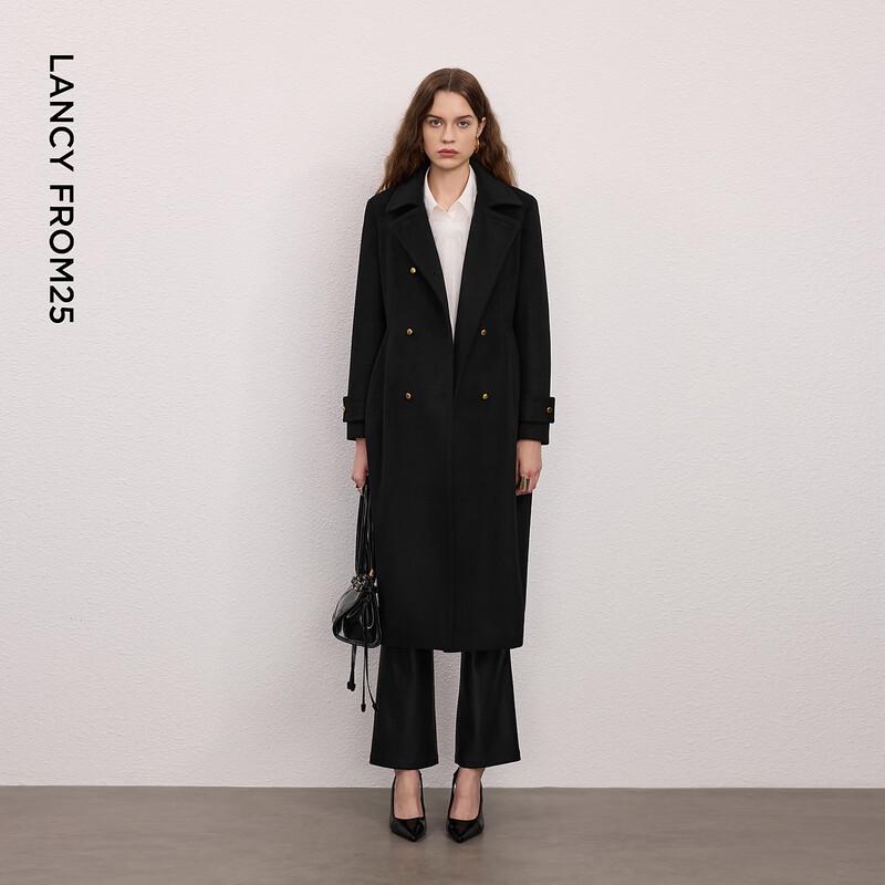 LANGZI 100% Pure Wool Tailored Winter Coat