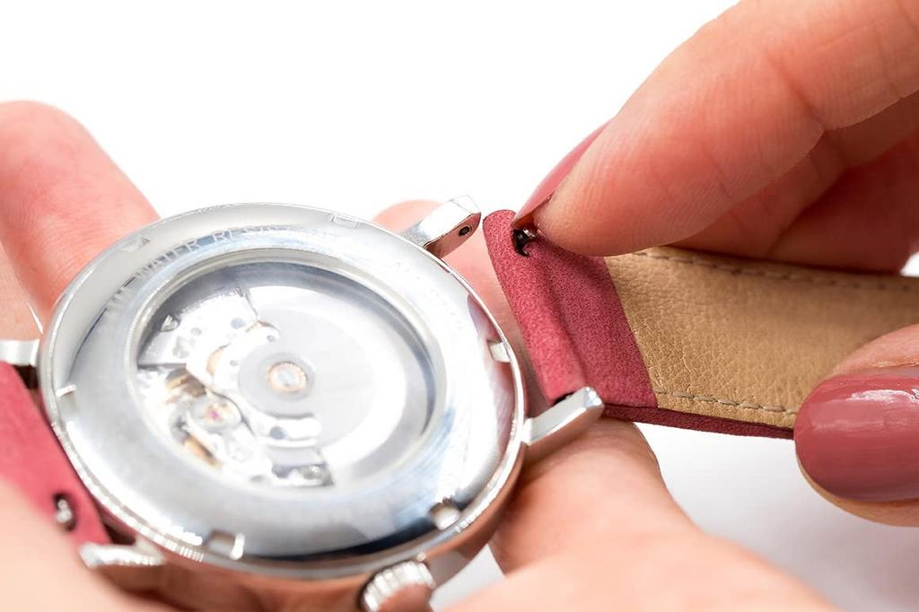MORELLATO Watch Band BOLLE 20mm Embossed Cowhide Y2269 480 019 020 [MORELLATO] XL, length, Black, Leather,