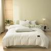 HLA Creamy Washed Cotton 4-Piece Bedding Set