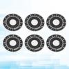 200Pcs Dial Plate Aluminum Alloy Round Scale Plates Sheet 0100 BEMKDP for Potentiometer
