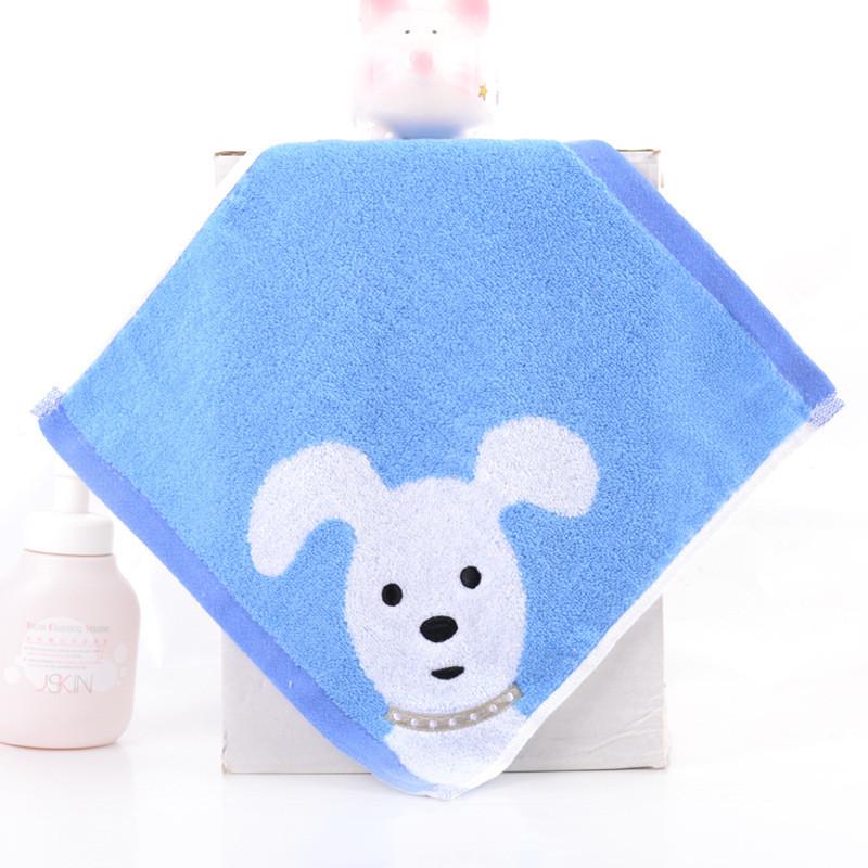 1 шт. 30x30 см Мультяшный Хлопковый Детский Дети Ручная Ткань Мягкая Впитывающая Очищающая Квадратная Салфетка для Лица 30x30cm