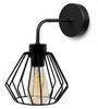 ELEGANT RETRO WALL LAMP WIRE BLACK LOFT