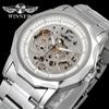 Mechanical Watch, Winner Mechanical Automatic Watch, Men'S Steel Belt Watch, Gold Men'S Watch