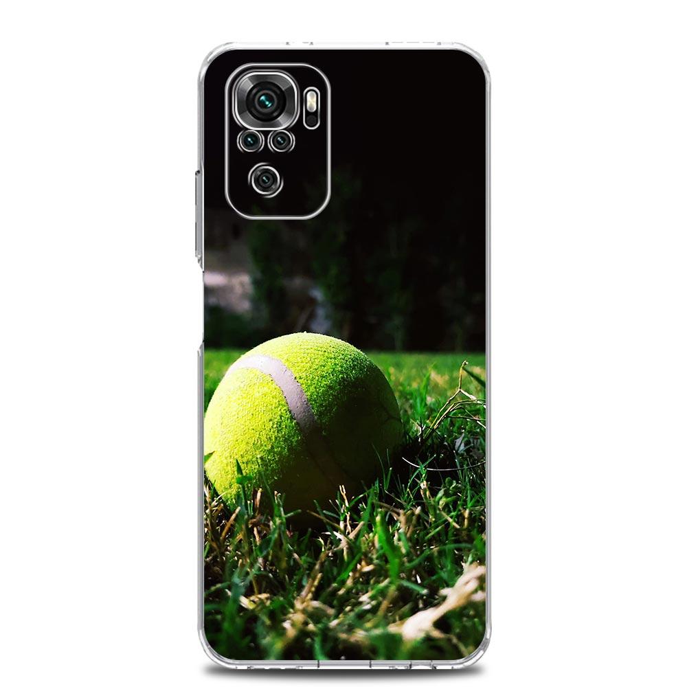 Tennis Ball Sport Phone Case For Xiaomi Redmi Note 13 12 5G 9S 9 8 10 11 Pro 4G 9T 13C 12C 10C 9C 9A 7 Clear Soft Silicone Cover