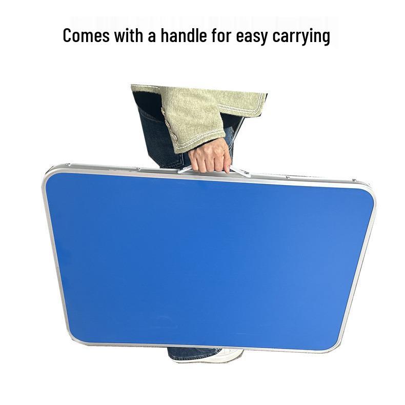 Wowding Portable Aluminum Folding Table for Outdoor, Street Vendor, and Home Dining