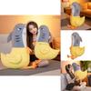 New Soft Plush Shark Chicken Stuffed Toy Doll Funny Sharky Chick Toy